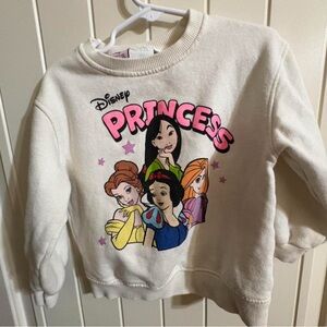 Zara Disney Princess White Sweatshirts